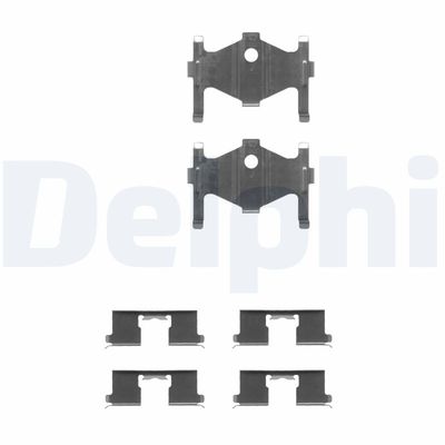 Piederumu komplekts, Disku bremžu uzlikas DELPHI LX0240