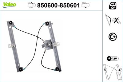Стеклоподъемник VALEO 850600