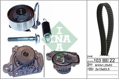 Ūdenssūknis + Zobsiksnas komplekts Schaeffler INA 530 0505 31