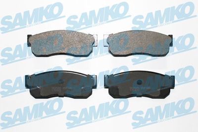 Комплект тормозных колодок, дисковый тормоз SAMKO 5SP185