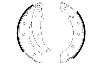 Комплект тормозных колодок BOSCH 0 986 487 266