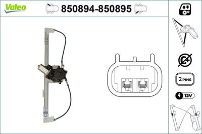 Стеклоподъемник VALEO 850894