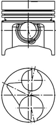 Virzulis KOLBENSCHMIDT 40410600