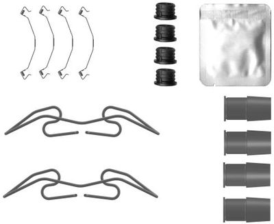 Комплект принадлежностей, тормо TEXTAR 82558100
