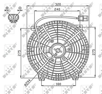 Ventilators, Motora dzesēšanas sistēma NRF 47752