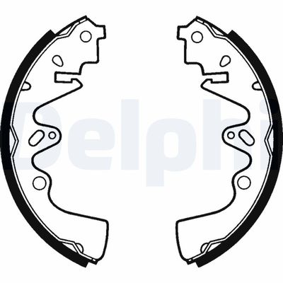 Комплект тормозных колодок DELPHI LS1325
