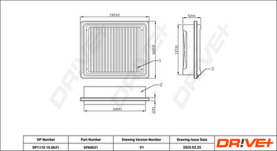 Воздушный фильтр Dr!ve+ DP1110.10.0631