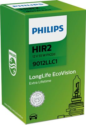 Kvēlspuldze, Tālās gaismas lukturis PHILIPS 9012LLC1
