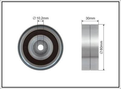 Паразитный / Ведущий ролик, зубчатый ремень CAFFARO 500126