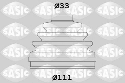 Комплект пыльника, приводной вал SASIC 2933993