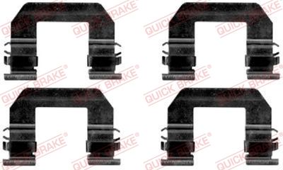 Комплектующие, колодки дискового тормоза QUICK BRAKE 109-1693