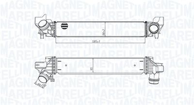 Интеркулер MAGNETI MARELLI 351319205450