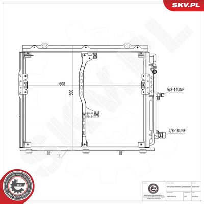 Конденсатор, кондиционер ESEN SKV 86SKV461