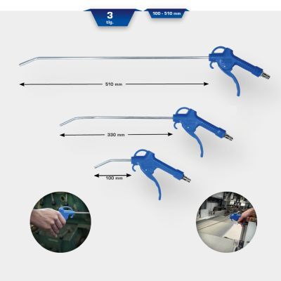 KS TOOLS BT160500 Sūkšanas/Gaisa pistole (Pneimatiskā)