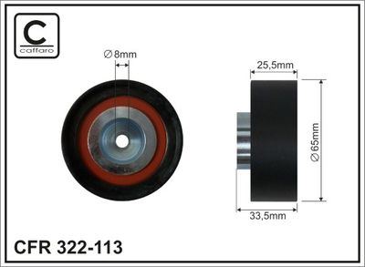 Parazīt-/Vadrullītis, Ķīļrievu siksna CAFFARO 322-113