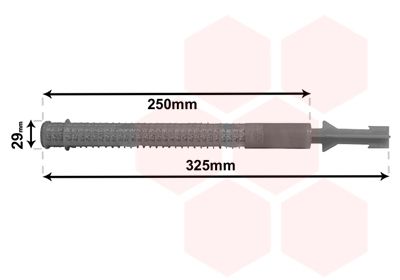 Осушитель, кондиционер VAN WEZEL 4900D043