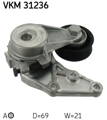 Натяжитель ремня, клиновой зубча SKF VKM 31236