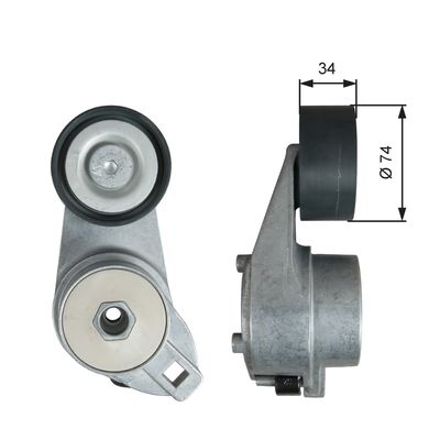 Siksnas spriegotājs, Ķīļsiksna GATES T38580