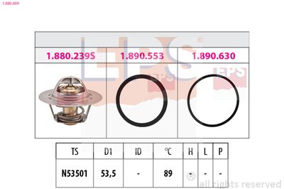 Термостат, охлаждающая жидкость EPS 1.880.499
