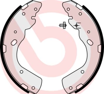 Bremžu loku komplekts BREMBO S 23 576