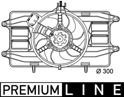 Ventilators, Motora dzesēšanas sistēma MAHLE CFF 142 000P