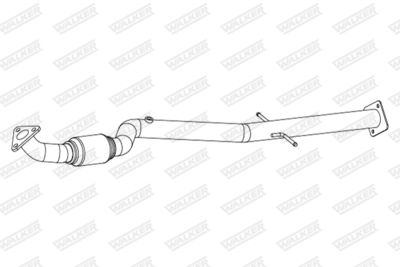 Труба выхлопного газа WALKER 10911