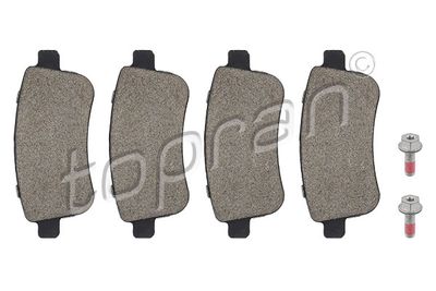 Комплект тормозных колодок, дисковый тормоз TOPRAN 701 675