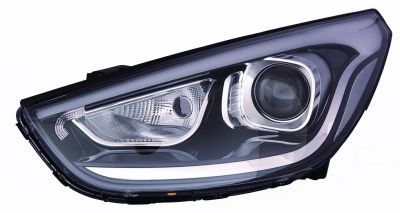 reflektor HYU HEAD LAMP.UNIT..ECE.ELEC W/LED BLACK. FIT FOR: HY.IX-35. ABAKUS 221-1178R-LDEM2