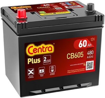 Стартерная аккумуляторная батарея CENTRA CB605