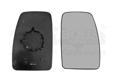 Spoguļstikls, Ārējais atpakaļskata spogulis VAN WEZEL 3799838