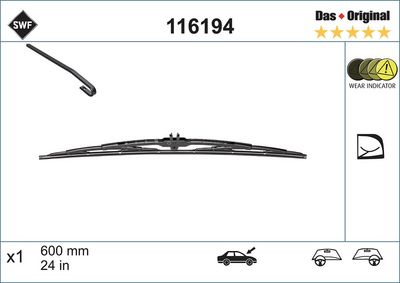 Щетка стеклоочистителя SWF 116194