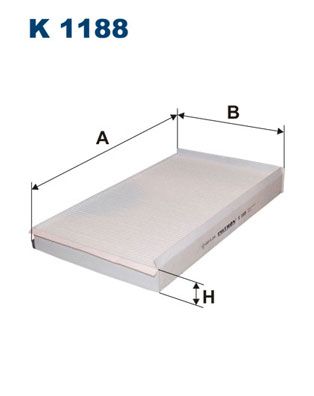 Filtrs, Salona telpas gaiss FILTRON K 1188