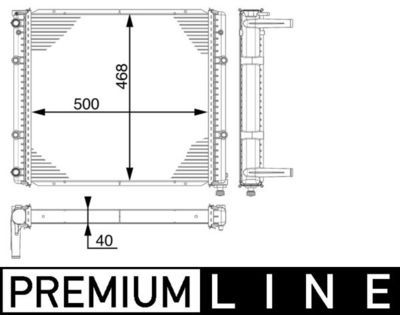 Radiators, Motora dzesēšanas sistēma MAHLE CR 118 000P