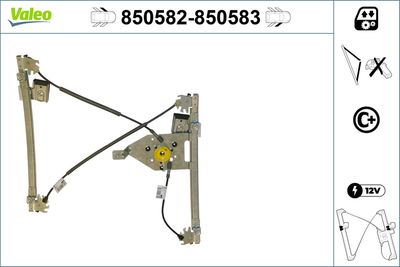 Стеклоподъемник VALEO 850582