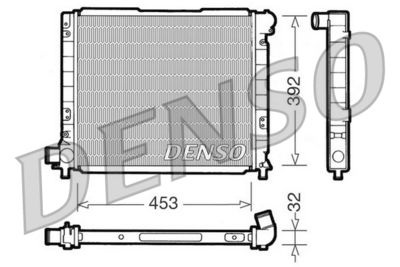 Radiators, Motora dzesēšanas sistēma DENSO DRM09051