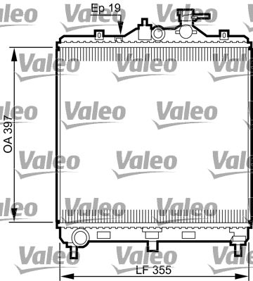 Radiators, Motora dzesēšanas sistēma VALEO 735522