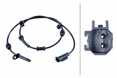 Датчик, частота вращения колеса HELLA 6PU 358 268-041