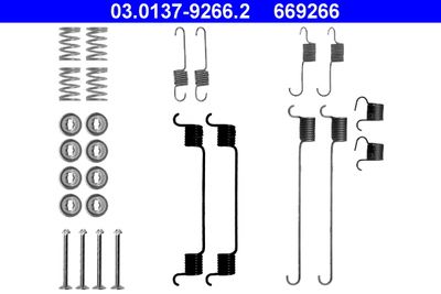 Комплектующие, тормозная колодка ATE 03.0137-9266.2