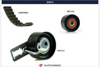 Zobsiksnas komplekts HUTCHINSON KH 513