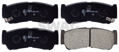 Bremžu uzliku kompl., Disku bremzes SWAG 90 91 6668