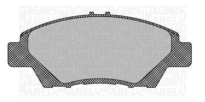 Bremžu uzliku kompl., Disku bremzes MAGNETI MARELLI 363916060707