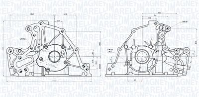 Масляный насос MAGNETI MARELLI 351516000079