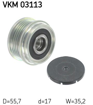 Механизм свободного хода генератора SKF VKM 03113