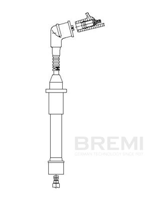 Augstsprieguma vads BREMI 6A55E56