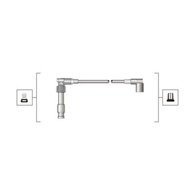 Augstsprieguma vadu komplekts MAGNETI MARELLI 941319170046