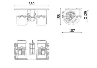 Salona ventilators MAHLE AB 350 000P