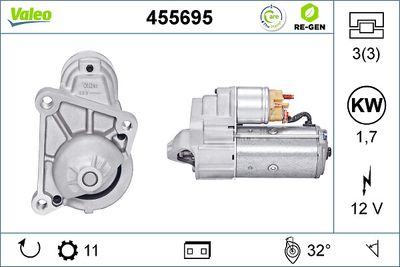 Starteris VALEO 455695
