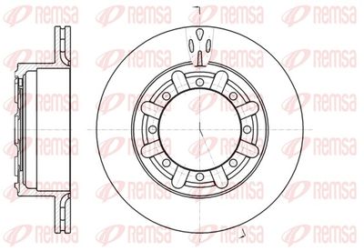 Тормозной диск REMSA 61170.10