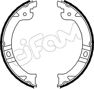 Bremžu loku kompl., Stāvbremze CIFAM 153-027