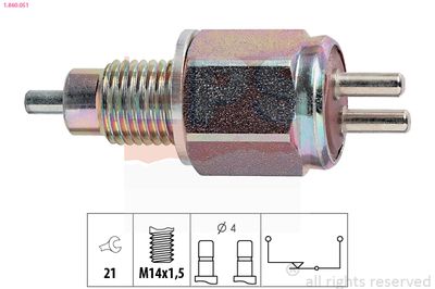 Выключатель, фара заднего хода EPS 1.860.051